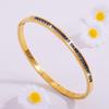 Starry Sky Silver Titanium Steel Bracelet for Women - High-End, Versatile, Full Diamond, Non-Fading Fashion Accessory