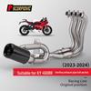 Compatible with Kayak 450RR Motorcycle 23-24: Full Exhaust Pipe Set for Custom Mods