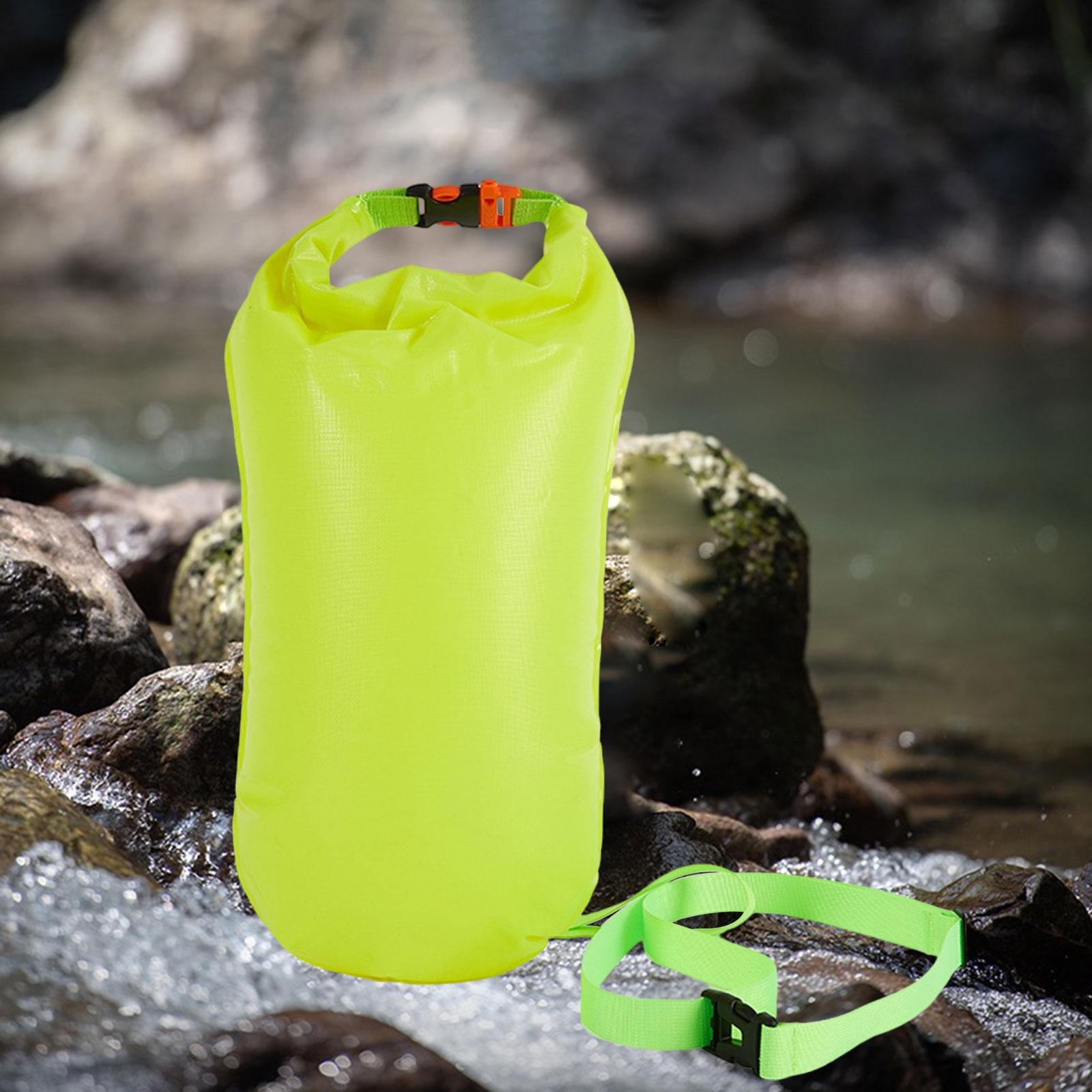 

50L Swim Buoy Float Dry Bag for Snorkeling And Training Activities зелений