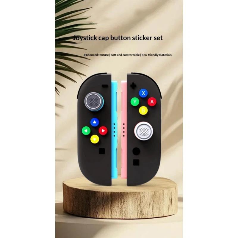 Thumb Button Caps For Switch 2 Joysticks Controller Colorful Silicone Cap For Switch 2 Handle Accessories
