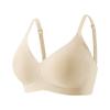High-quality Australian traceability cotton jelly glue bra, beautiful back, big chest, small steel ring-free breathable and seamless underwear