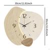 Wall Clock Decorative 3 Adjustable Lighting Simple Vintage Decoration Ornament for