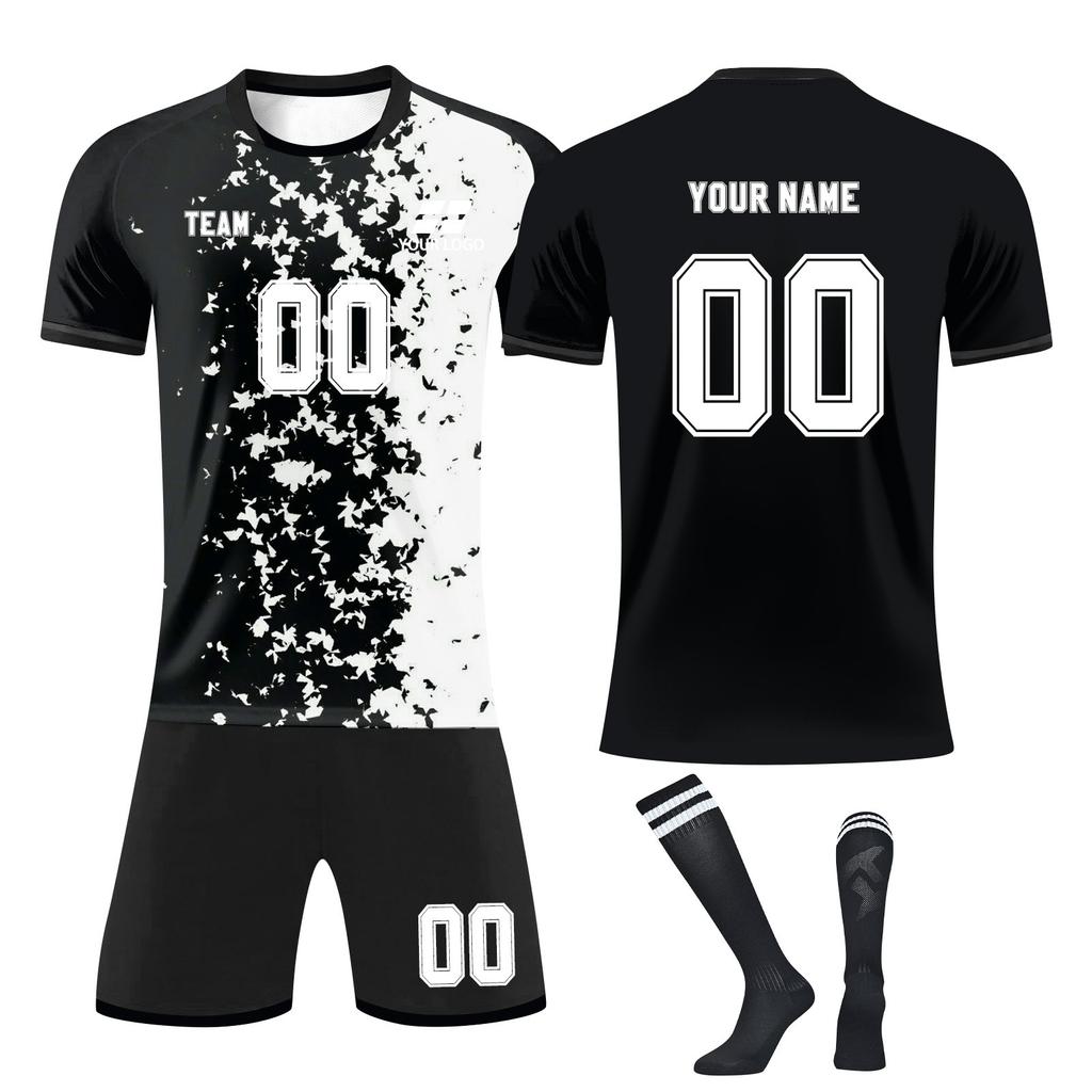 Personalised Shirts Kit Mens Girls With Number Custom Football Jerseys For Boys Training Suit