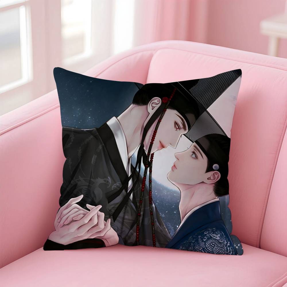 The GhostS N-Nocturne Pillow Case Comfort Sofa Bed Silky Elegant Invisible Zipper Custom Decorative Cushion Cover