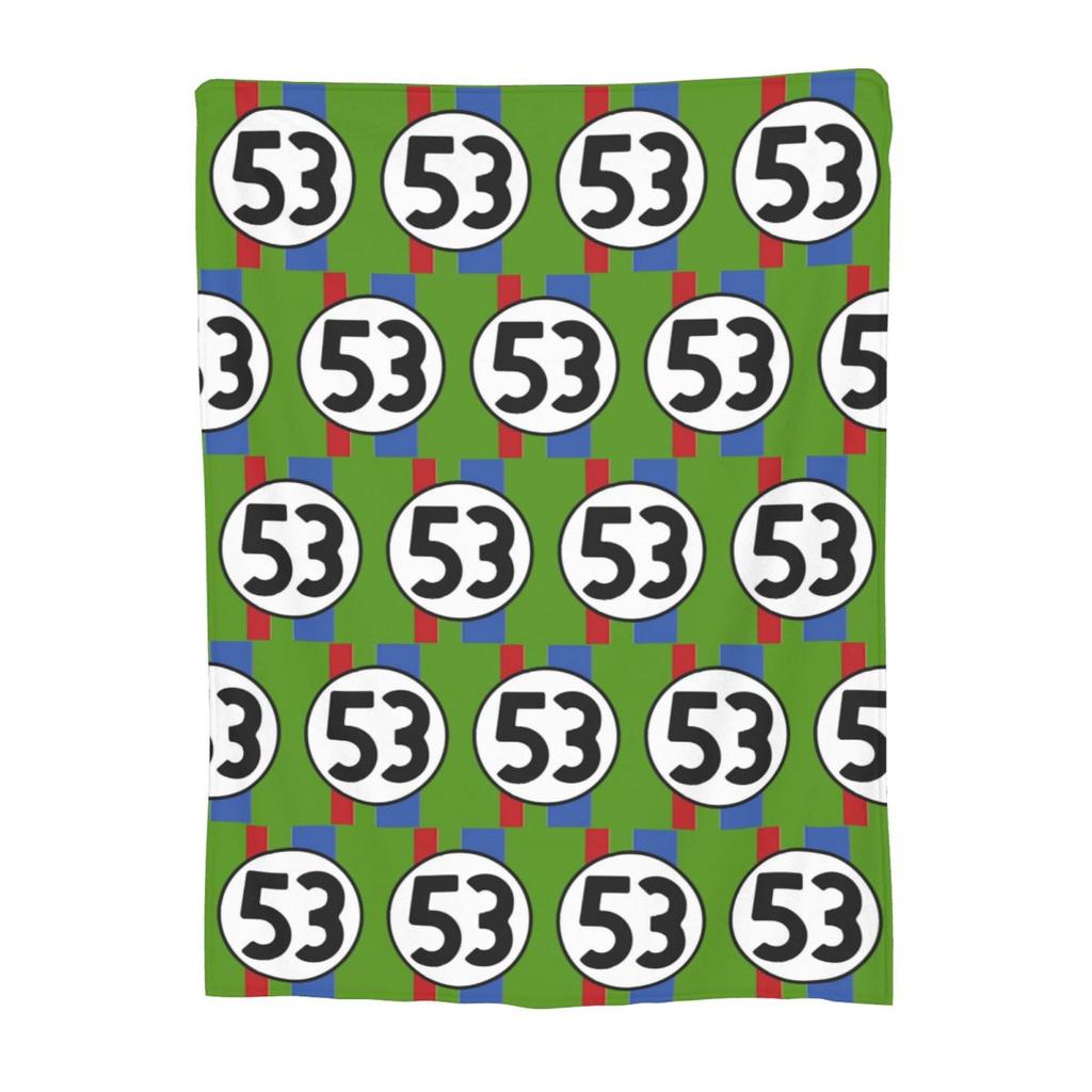 Herbie Stripes Blanket Flannel Sofa Throw Blanket Super Soft for Home Bedroom Outdoor Throws Bedspread Quilt