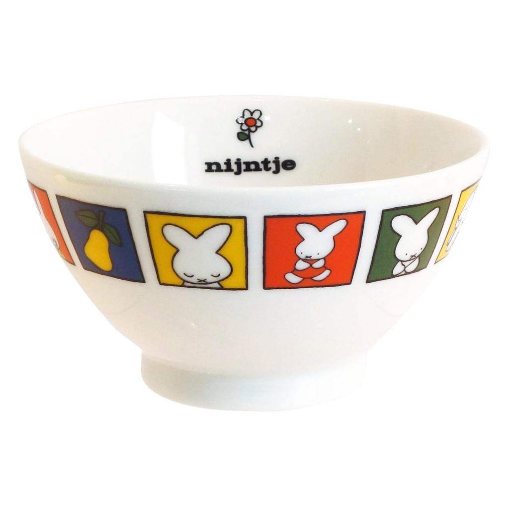 Dick Bruna "Miffy" 70th Anniversary Rice Bowl, 11.5cm, Microwave and Dishwasher Safe, Made in Japan, 420120