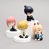 Anime Chainsaw Man Figure Shoulder-Back Sleeping Style Figerine Denji Hayakawa Aki Power Character Collection Model Toys Gifts