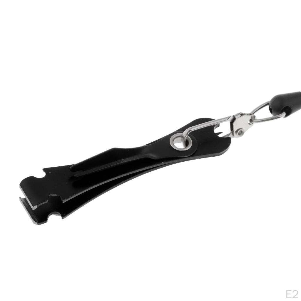 Quick Knot Tying Tool Fishing Clippers Line Nipper With Retractor