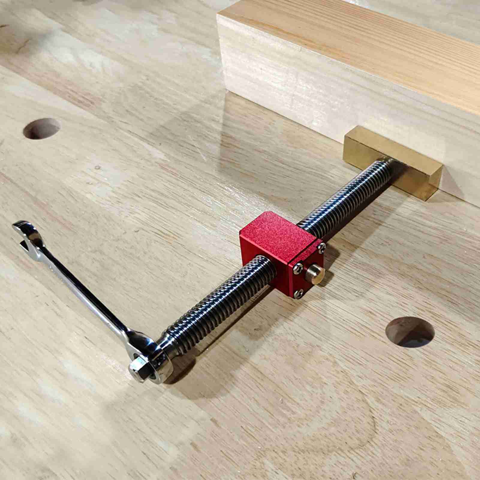 

Woodworking Desktop Vise Quick Clamping Table Vise Workbench Table Fast Fixed Clip Clamp Brass Fixture Vise Practical разноцветный