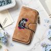 Stylish Astronaut Print Wallet Forever Leather Casual Multi Slot Purse