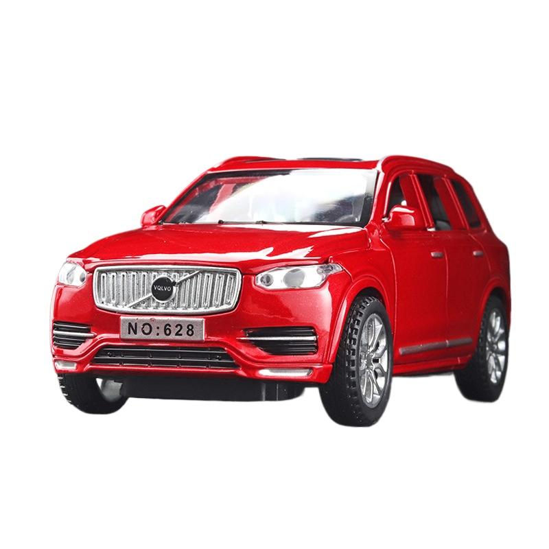 

1/32 VOLVO XC90 SUV Alloy Car Model Diecast Metal Model Sound & Light Children Toys Home Decoration Ornaments Gift for Children красный