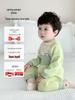 Baby Fleece Cardigan & High-Waist Belly Protection Two-Piece Winter Set