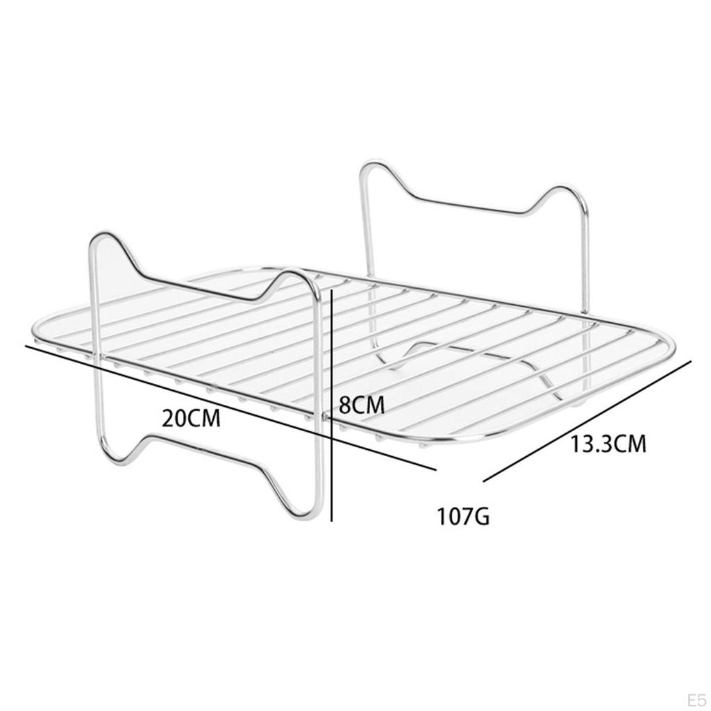 Air Fryer Grillställ, metallugnskylningstillbehör, stativ