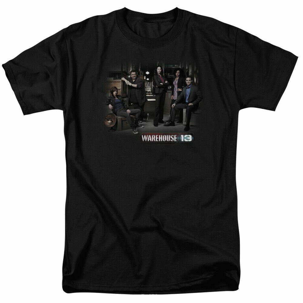 

Warehouse 13 Warehouse Cast T Shirt Licensed Sci-Fi TV Show Classic Tee Black XL