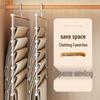 Multi-layer Non-slip Stainless Steel Pants Hanger for Wardrobe Storage