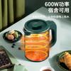 0.8L Hotel Office Kettle Mini Electric Kettle Dormitory Kettle Food Grade Stainless Steel Double Layer Anti-scalding