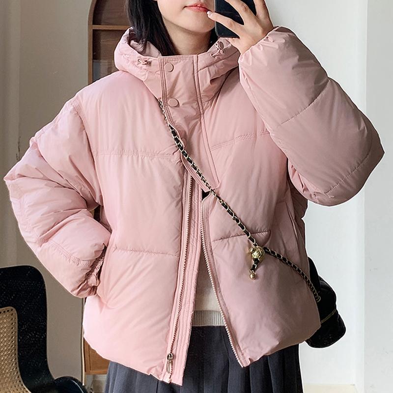 Winter New Style Loose Padded Jacket Thickened Short Fashion Small Padded Jacket Stand-up Collar Bread Jacket