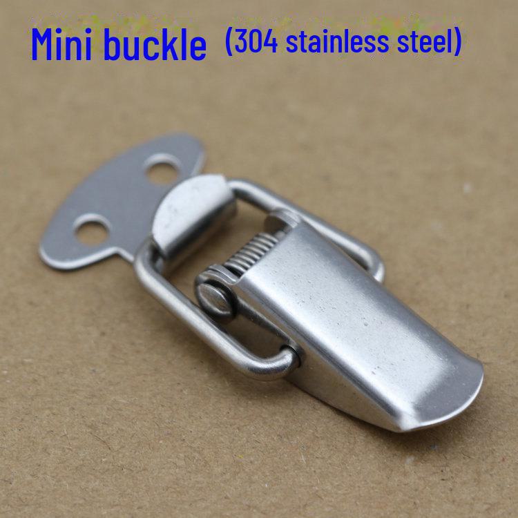 

Пряжка из нержавеющей стали с пружиной для защиты от кражи для изоляционных и деревянных ящиков для инструментов 007 buckle