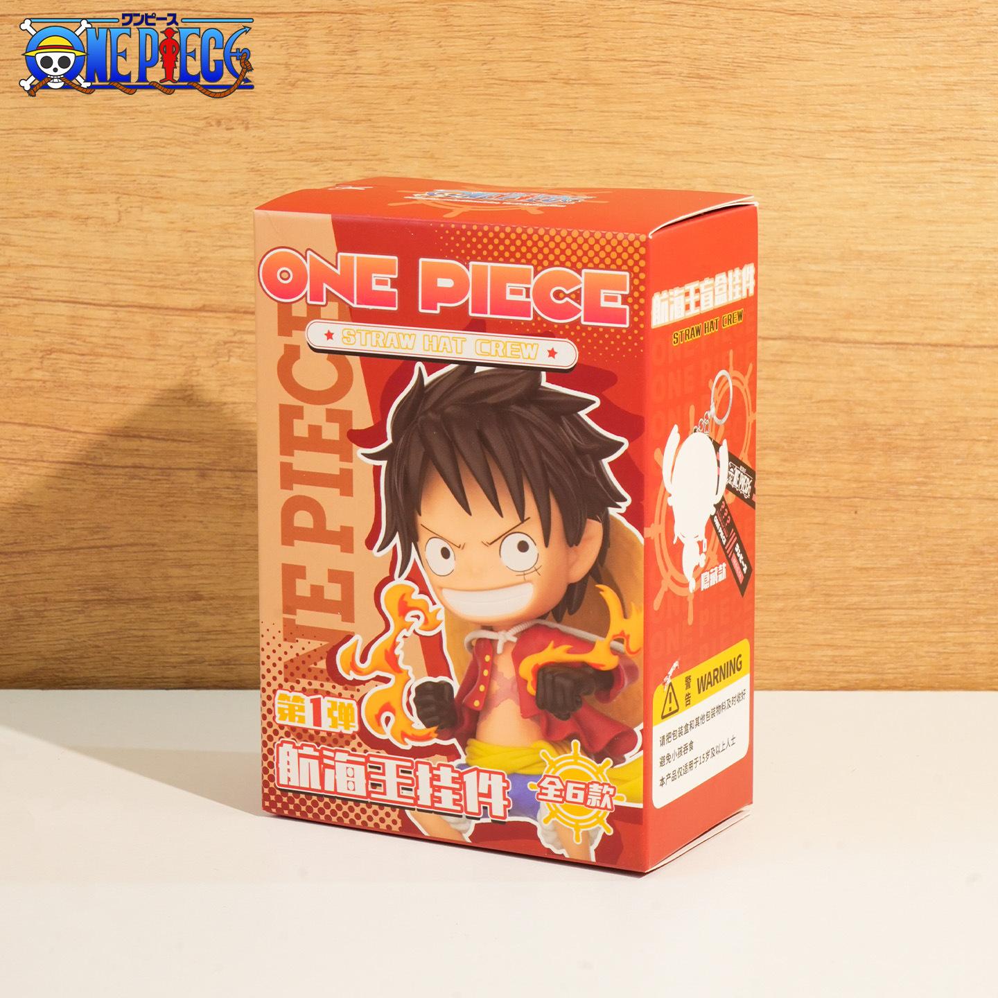 

ONE PIECE series pendant blind box keychain cartoon animation character Luffy keychain backpack hanging jewelry