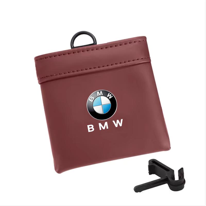 Car Vent Organizer Phone Pocket Glasses Card Key Storage Bag For BMW e46 e90 e60 f30 f10 e39 f20 e36 g20 g30 e87 e92 Accessories TU0