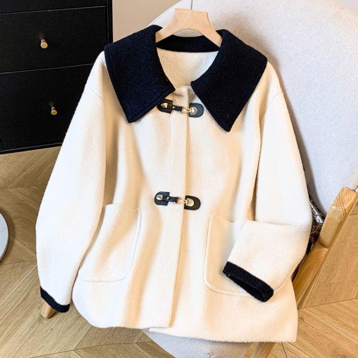 

Women s Korean Style Age-Reducing Knit Jacket for Autumn/Winter 2026 4XL 82.5-90 kg абрикосовый