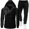 Men's Two-Tone Sports Jacket + Velvet Winter Suit 