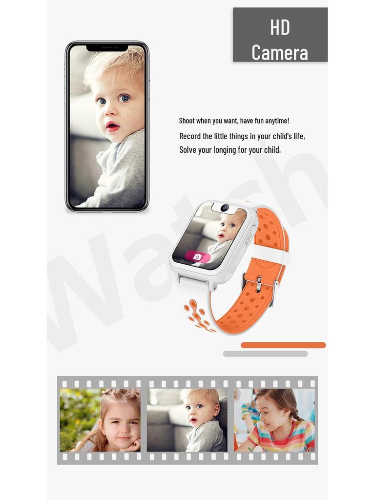 Auf Lager: Neues S6 Kinder-Smart-Armband mit Touchscreen, Kamera, Taschenlampe und Telefonortung