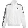 Adidas Originals RETRO TREFOIL Jackets Unisex Bright White Stand Colla