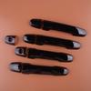 Car Exterior Door Handle Cover Trim Set Fit for Toyota Corolla Sedan 2003-2008 2009 2010 2011 2012 2013 Glossy Black ABS Plastic