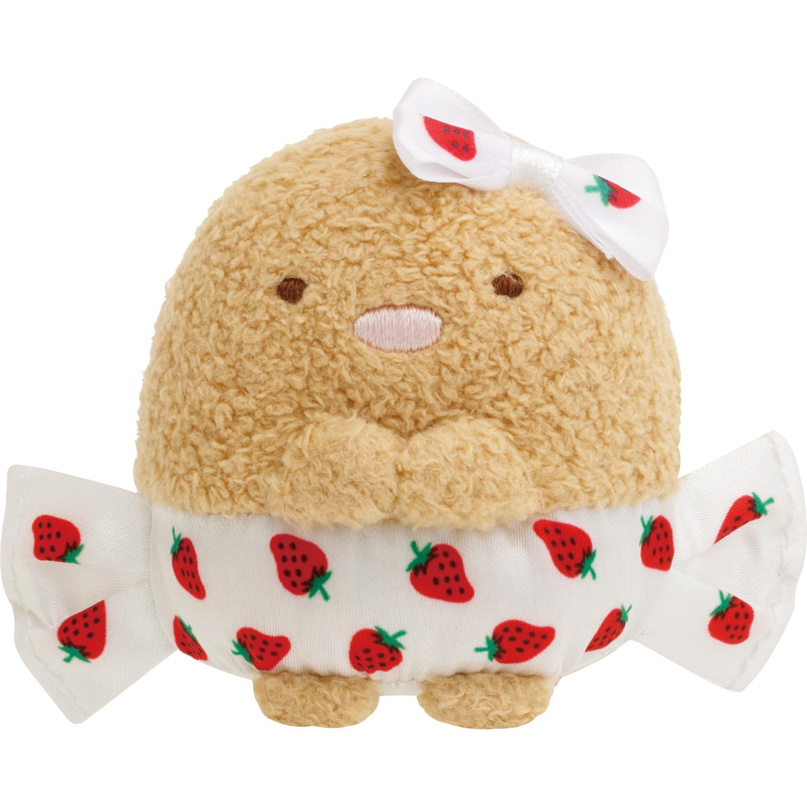 

MO94201 Sumikkogurashi x Sakuma Strawberry Milk Candy Mini Plush Toy Pork Cutlet