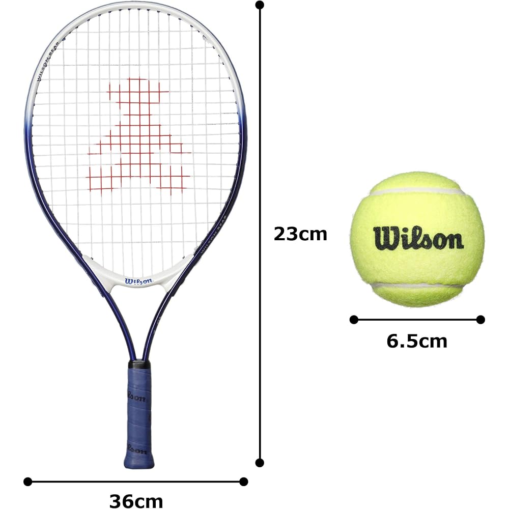 Wilson Tennis Racket Set Bear 2 Rackets + 2 Balls 21 Inch for Toddlers To Early Elementary Kids