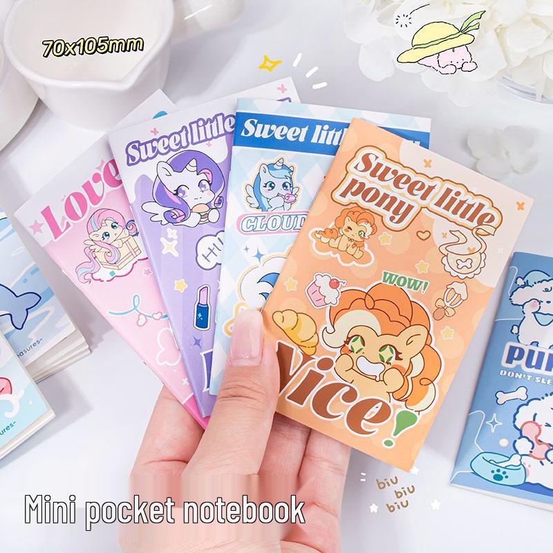 Cartoon Mini Notebook - Portable and Cute Student Reward Workbook