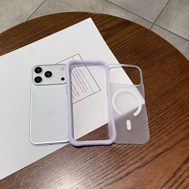 Liquid Silicone Magnetic Snap Case IPhone 18 Pro Max 17 With Interchangeable Back Panel Shockproof Slim Fit