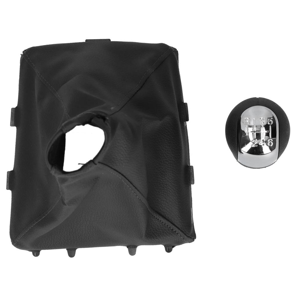 6 Speed Gear Shift Knob with Gaiter Fit for Opel Vauxhall Vectra C Vectra B Corsa Astra 2002‑2005