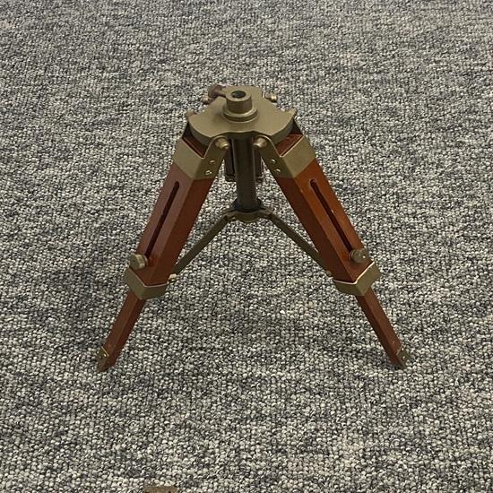 33 Cm Nautical Design Brass Spyglass Telescope With Wooden Tripod Marine Scope