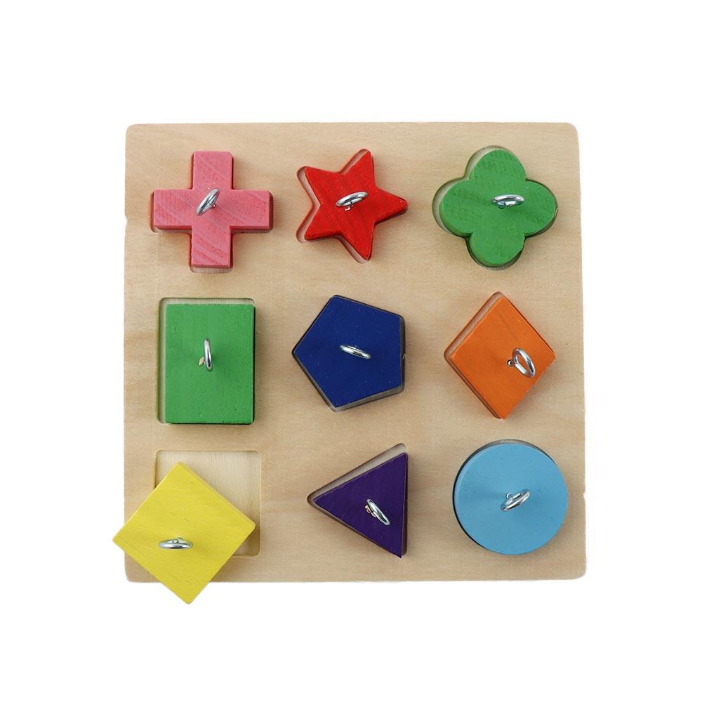 Educational Interactive IQ Training Intelligence DIY Block Puzzles Wooden Bird Toys Parrot