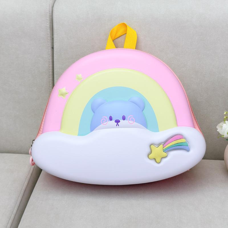 Cartoon Children's Schoolbag, Fashionable Korean Version Kindergarten Schoolbag, EVA Eggshell Boys' and Girls' Backpack