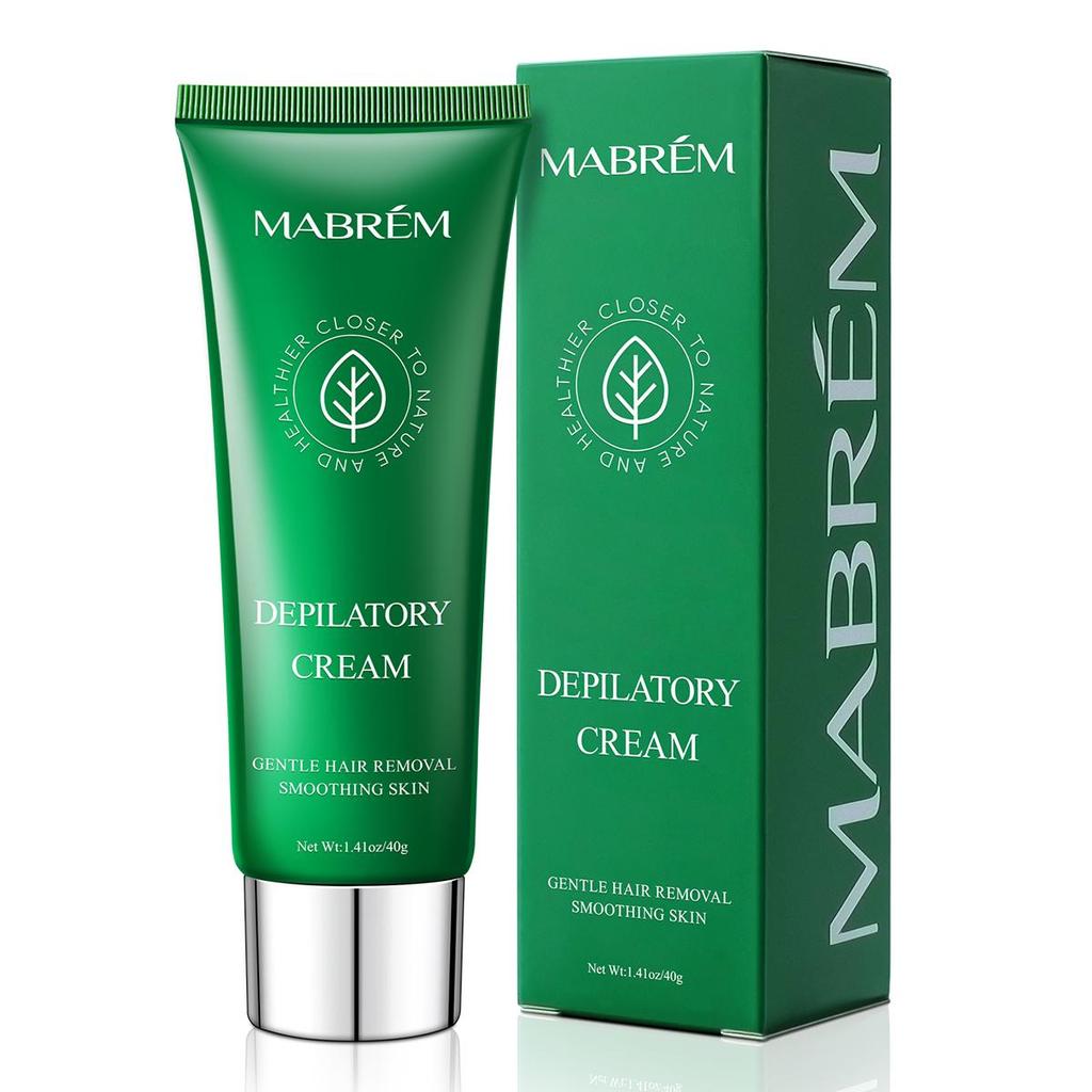 MABREM Haarentfernungscreme - Schmerzfrei & Glatte Haut 40g