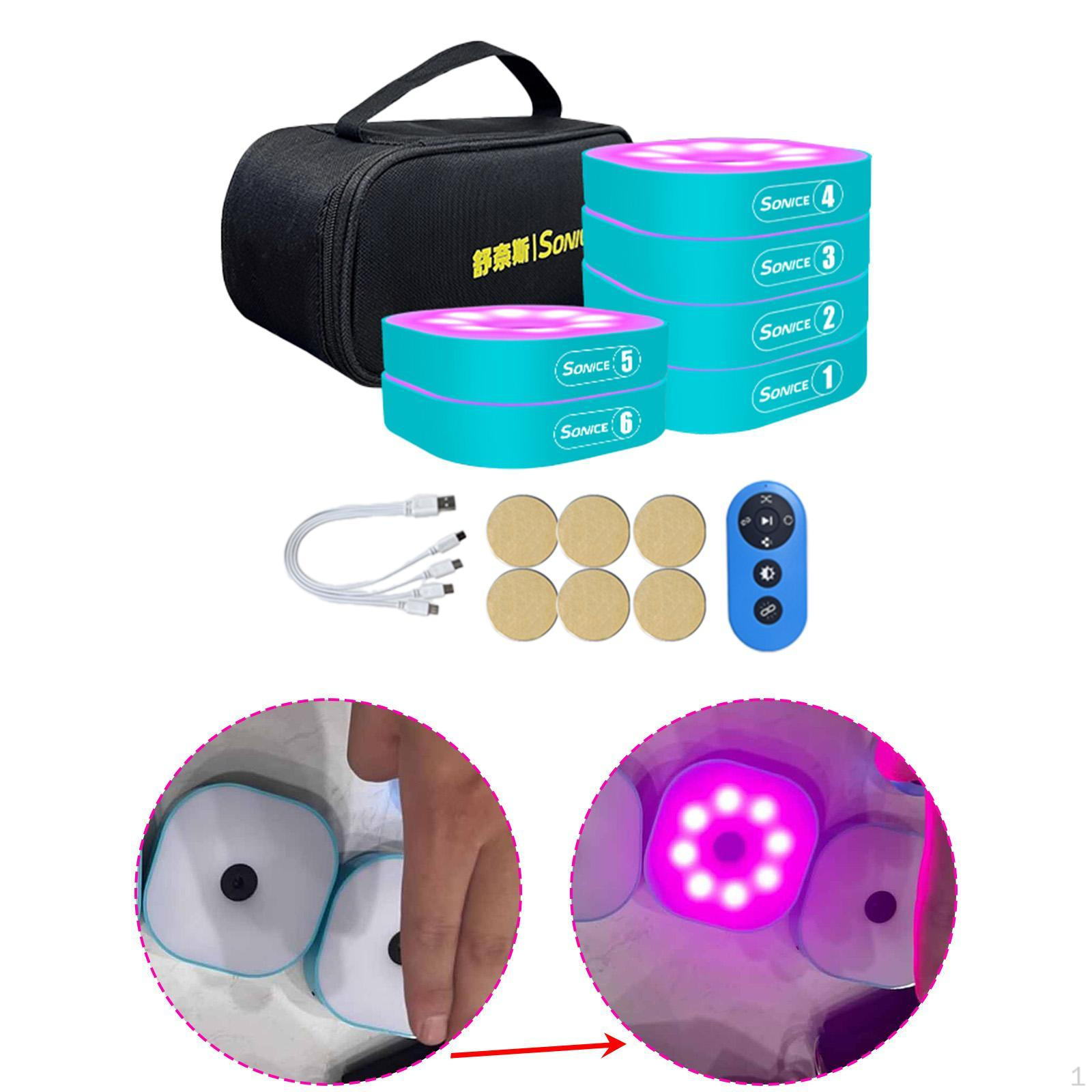 

Детские реактивные огни для ловкости с сумкой для переноски для футбола, бокса, волейбола 6 Lights Set