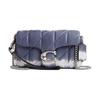COACH Tabby 19 Quilted Tie Dye Print Nappa Leather Shoulder Crossbody Bag Small Women's Midnight Navy Multicolor