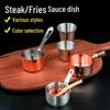 Rose Gold Stainless Steel Sauce Dish