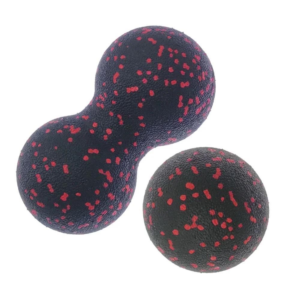 EPP 8cm Peanut Balls Body Massage Fascia Ball High Density Muscle Relaxation Lacrosse Fitness Yoga Myofascia Ball Relieve Pain