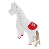 Wood Carved Horse Desktop Decor Rustic Chinese Zodiac 2026 New Year Animal Sculpture Feng Shui Lucky Horse Ornament