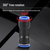 Straight Quick Push-In Pneumatic Air Tube Connector, PU Sizes 6-16, Plastic Two-Way Joint