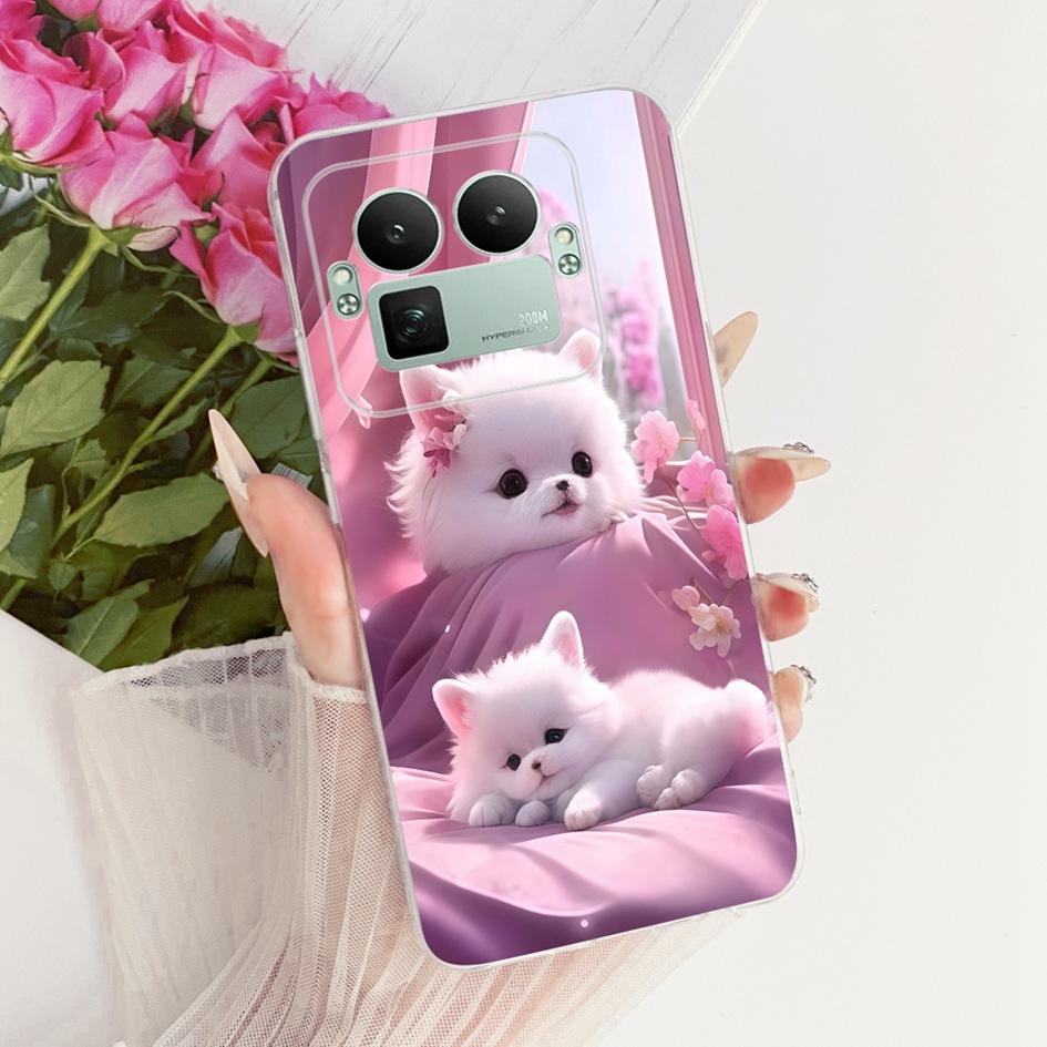 For Realme GT8 Pro 2025 Case RMX5210 Popular Flower Bowknot Soft Slim Silicone Back Cover For Realme GT 8 GT8 RealmeGT8 5G Coque