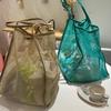Transparent Mesh Shoulder Tote Bag