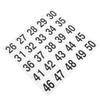25Pcs Table Number Tents Stylish Numbered Signs for Wedding Seating Arrangement Heavy Duty Plastic Reserved Seat Markers