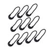 10pcs Zipper Pulls Cord Detachable Zip Clip Buckles Backpack Zipper Cord for Jackets Clothing Bags