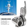Marine VHF Antenna Mount Base Stainless Steel Adjustable Ratchet Mount Bracket For 7/8 To 1in Rails