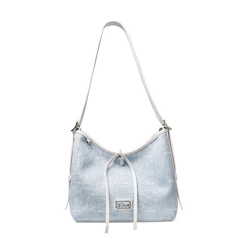New Disney Stitch Series PVC Shoulder Bag Women's Blue BMK-72872